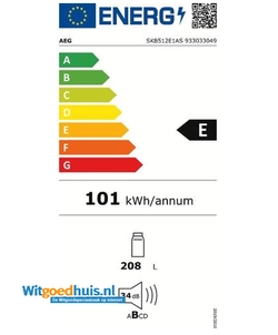AEG SKB512E1AS inbouw koelkast