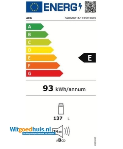 AEG SKB688E1AF inbouw koelkast