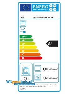 AEG BCE555020M inbouw oven