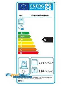 AEG BCS455020M inbouw oven