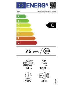 AEG FFB74917ZW vaatwasser