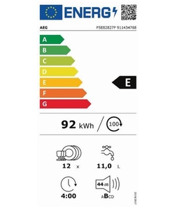 AEG FSE82827P vaatwasser