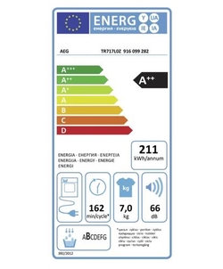 AEG TR717L0Z wasdroger