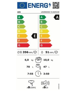 AEG L8WENS06C wasmachine