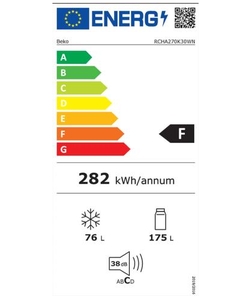 Beko RCHA270K40WN koelkast