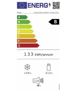 Beko RCNE366E70ZXBRN koelkast