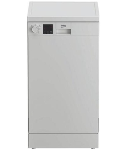 BEKO DVS05024W vrijstaande vaatwasser - 10 couverts - Breedte 45cm - 49 dB - RVS kuip - Wit