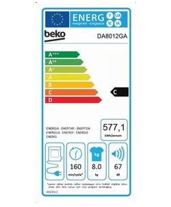 Beko DA8012GA wasdroger