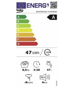 Beko B3WT58410W2 wasmachine