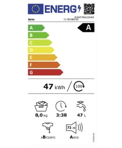 Beko B5WT584106W2 wasmachine