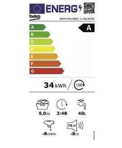 Beko B5WT594189W2 wasmachine