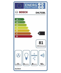 Bosch DHL755BL fornuis