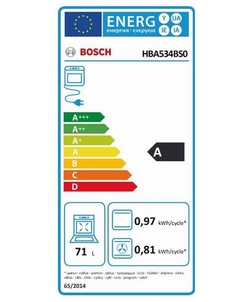Bosch HBA534BS0 inbouw oven