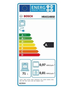 Bosch HRA514BS0 inbouw oven