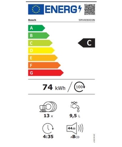 Bosch SMV4EBX00N inbouw vaatwasser