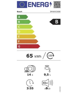 Bosch SMV6YCX00E inbouw vaatwasser