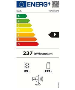 Bosch KGE39ALCA koelkast