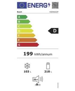 Bosch KGN362LDF koelkast