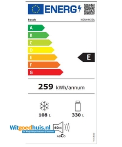 Bosch KGN49XIEA koelkast