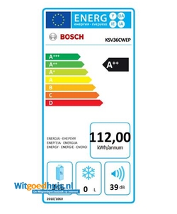 Bosch KSV36CWEP koelkast