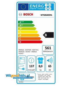 Bosch WTG86402NL wasdroger