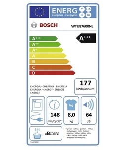Bosch WTU87600NL wasdroger