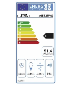 Etna AI553RVS afzuigkap