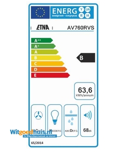 Etna AV760RVS afzuigkap