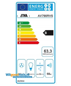 Etna AV790RVS afzuigkap