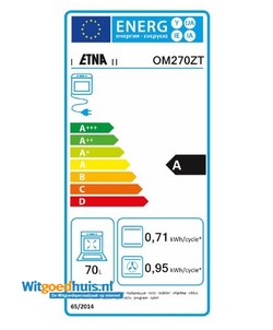 Etna OM270ZT inbouw oven