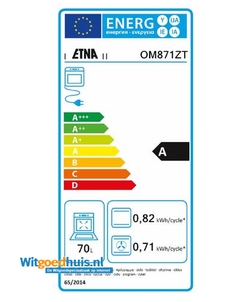 Etna OM871ZT inbouw oven