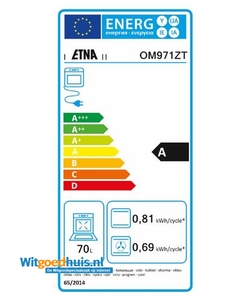 Etna OM971ZT inbouw oven