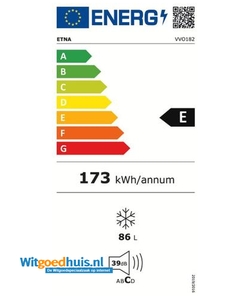 Etna VVO182 inbouw vrieskast