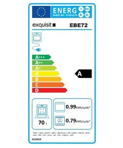 Exquisit EBE72 inbouw oven