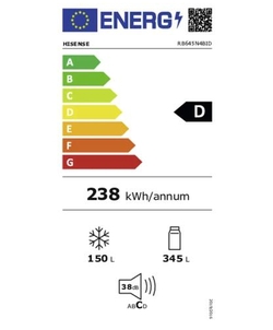 Hisense RB645N4BID koelkast