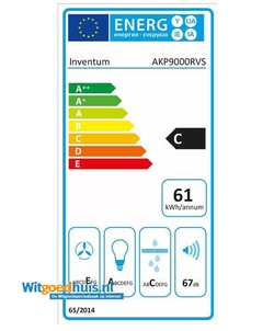 Inventum AKP9000RVS afzuigkap