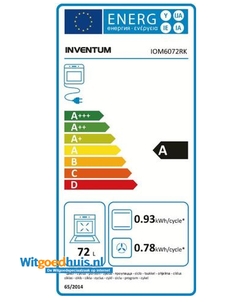 Inventum IOH6072RK inbouw oven