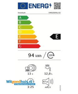 Inventum IVW6008AXL inbouw vaatwasser