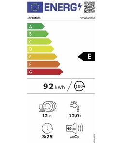 Inventum VVW6008AB vaatwasser