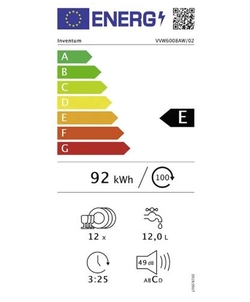 Inventum VVW6008AW vaatwasser