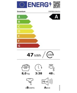 Inventum VWM8010W wasmachine