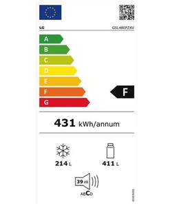 LG GSL480PZXV koel / vriescombinatie