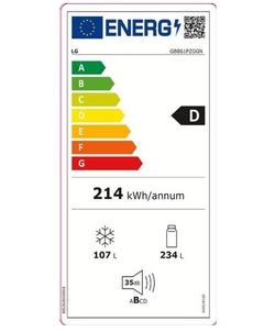 LG GBB61PZGGN koelkast