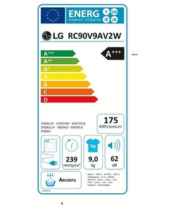 LG RC90V9AV2W wasdroger