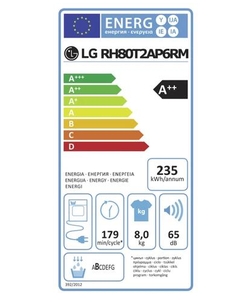 LG RH80T2AP6RM wasdroger