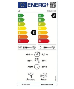 LG F4DV909H2E wasmachine