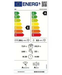 LG F4DV910H2E wasmachine