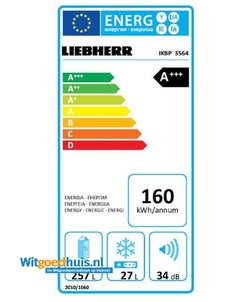 Liebherr IKBP 3564-21 Premium inbouw koelkast