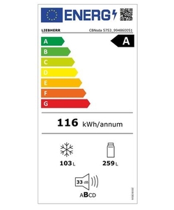 Liebherr CBNsda 5753-20 koel / vriescombinatie