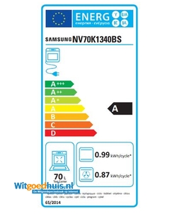 Samsung NV70K1340BS/EF inbouw oven